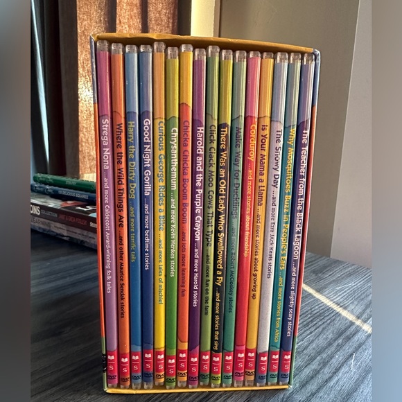 Scholastic DVD Collection: Treasury Of 100 Storybook Classics Complete LIKE NEW - Picture 5 of 9